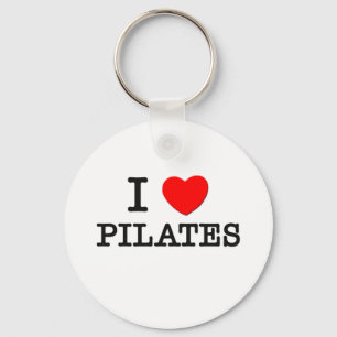私はPilatesを愛します キーホルダー