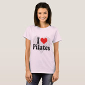 私はPilatesを愛します Tシャツ (正面フル)