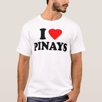 私はPinaysを愛します Tシャツ