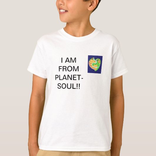 私はPLANET-SOULからあります!! Tシャツ (正面)