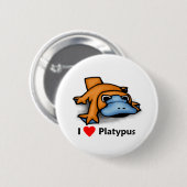 私はPlatypusを愛します 缶バッジ (正面&裏面)