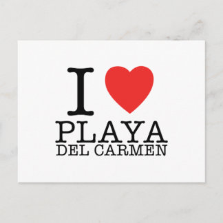 私はPlaya del Carmenポストカードが大好き ポストカード