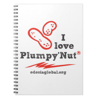 私はPlumpy'Nutのノートを愛します ノートブック