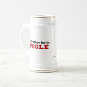 私はPooleにむしろいます ビールジョッキ (正面左)