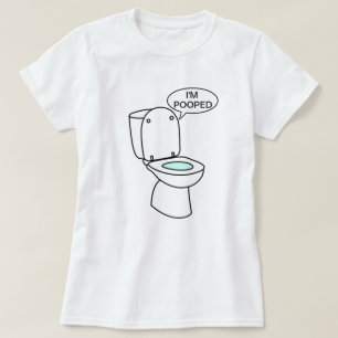 私はPoopedです Tシャツ