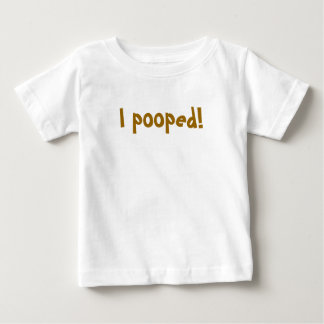 私はpooped! ベビーTシャツ