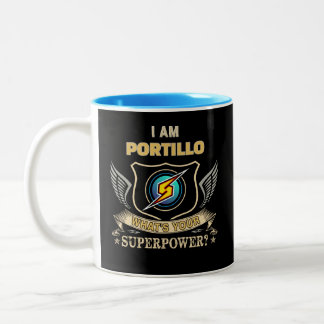 私はPORTILLO 私のスーパーパワーは何ですか ツートーンマグカップ