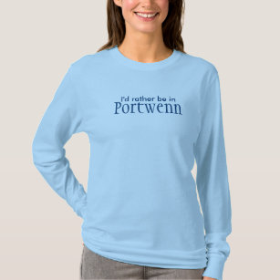"私はPortwennに" DOCマーティンのTシャツむしろいます Tシャツ