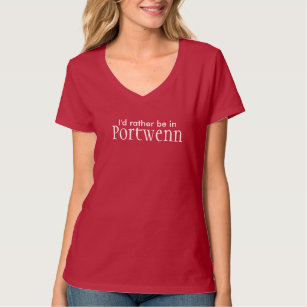 "私はPortwennに" DOCマーティンのTシャツむしろいます Tシャツ