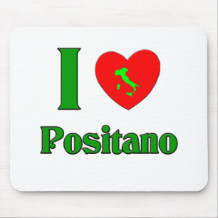 私はPositanoイタリアを愛します マウスパッド