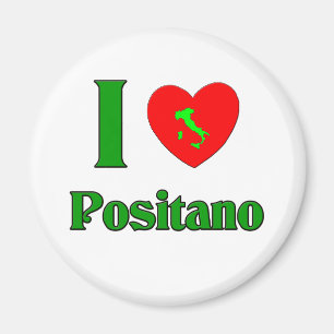 私はPositanoイタリアを愛します マグネット