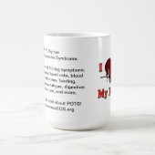 私はPOTSyの私のマグを愛します コーヒーマグカップ (中央)