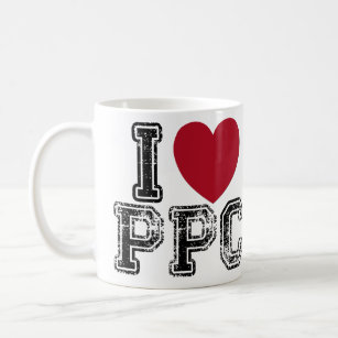 私はPPCのコーヒー・マグを愛します コーヒーマグカップ