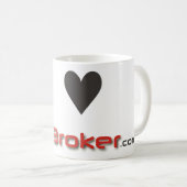 私はPPXBroker.comのマグを愛します コーヒーマグカップ (正面右)