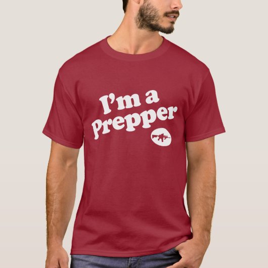 私はPrepperです Tシャツ (正面)