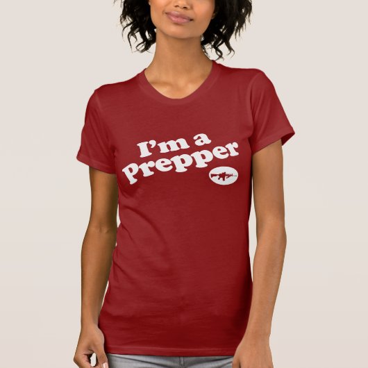 私はPrepperです Tシャツ (正面)