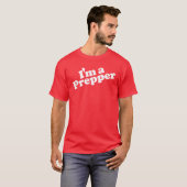 私はPrepperの男性Tシャツです Tシャツ (正面フル)