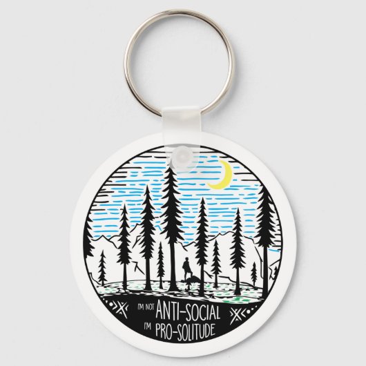 私はPro-Solitude Keychain キーホルダー (正面)