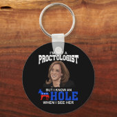 私はproctologistではないが、私がSのとき穴を知っている キーホルダー (正面)