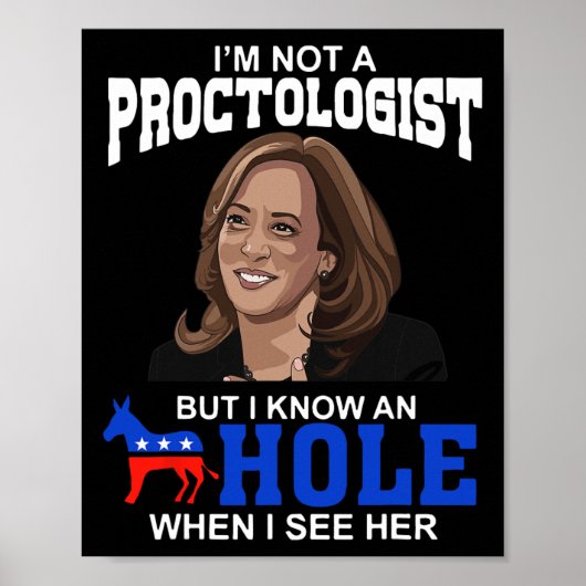 私はproctologistではないが、私がSのとき穴を知っている ポスター (正面)