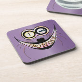 私はPRONOIDで楽観的な猫おもしろい引用文 コースター (左側)