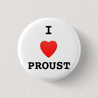"私はProust"ボタンのバッジ愛します 缶バッジ