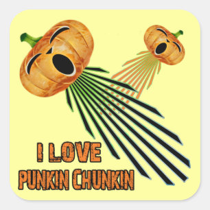 私はPunkin Chunkinを愛します スクエアシール