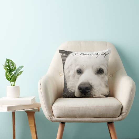 私はPyrの私の枕を愛します クッション (椅子)