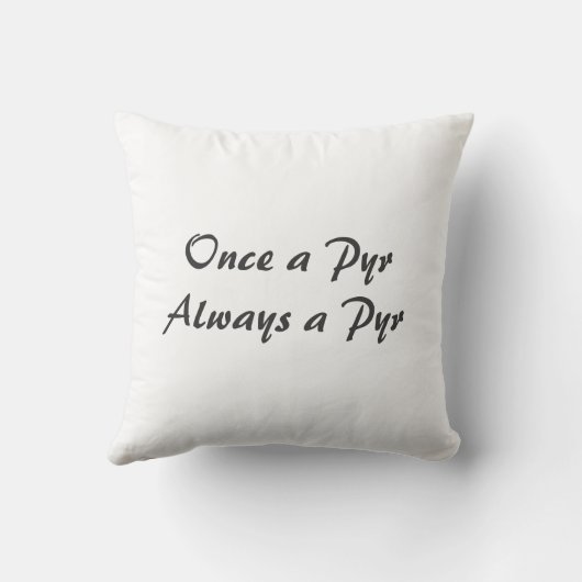 私はPyrの私の枕を愛します クッション (裏面)