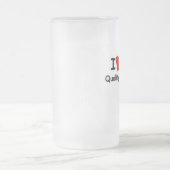 私はQCB (質の技術ビール)の曇らされたマグを愛します フロストグラスビールジョッキ (中央)