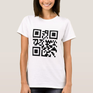 私はQR独身のです  Tシャツ