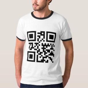 私はQR 独身の tシャツです Tシャツ