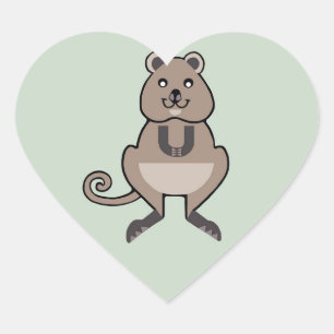 私はQUOKKASが大好き – 野生生物 – 有袋動物 – ハートシール