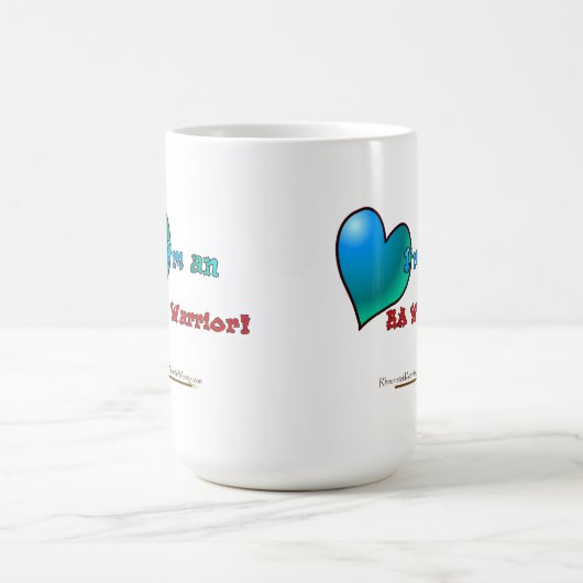 私はRAの戦士のマグです コーヒーマグカップ (中央)