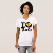 私はRafaスペインの旗のTシャツを愛します Tシャツ (正面フル)