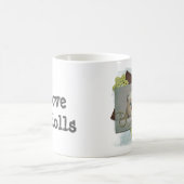 私はRagdollsのマグを愛します コーヒーマグカップ (中央)