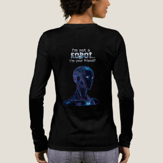 私はRAOBOTではない私はあなたのフランス人 トライブレンドＴシャツ