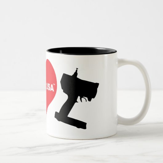 私はRCを愛します ツートーンマグカップ (右)
