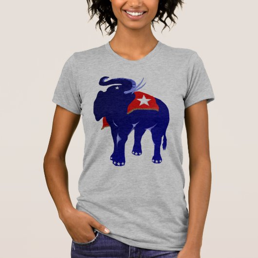 私はReeeepubicanのTシャツです Tシャツ (正面)