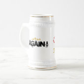 私はReinheitsgebotに対して罪を託しました ビールジョッキ (正面左)