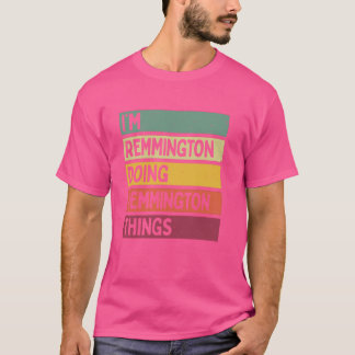 私はRemington Things Persoを実行しておもしろいいる Tシャツ