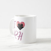 私はRHマグが大好きです コーヒーマグカップ (正面左)