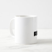 私はRihannaを愛します コーヒーマグカップ (正面左)