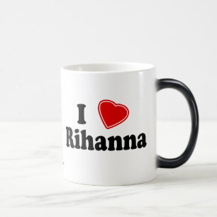 私はRihannaを愛します モーフィングマグカップ