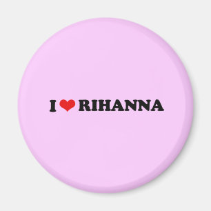 私はRIHANNA/IのハートRIHANNAを愛します マグネット