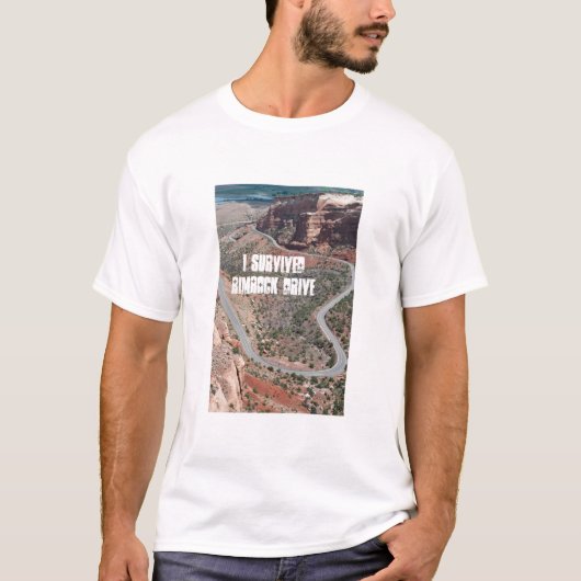 私はRimrockドライブを生き延びました Tシャツ (正面)