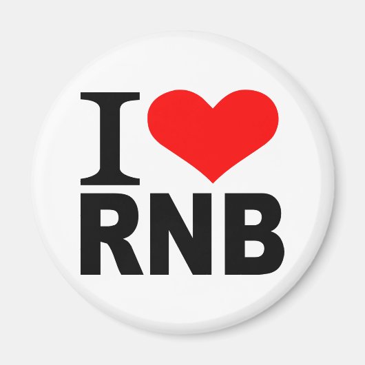 私はRnBが大好き マグネット (正面)