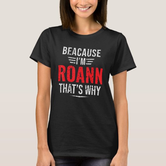 私はRoannだからChristmas Mother Tシャツ (正面)