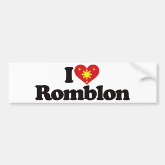 私はRomblonを愛します バンパーステッカー