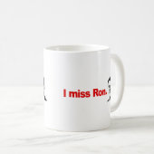 私はRONを恋しく思います コーヒーマグカップ (正面右)